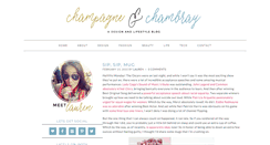 Desktop Screenshot of champagneandchambray.com